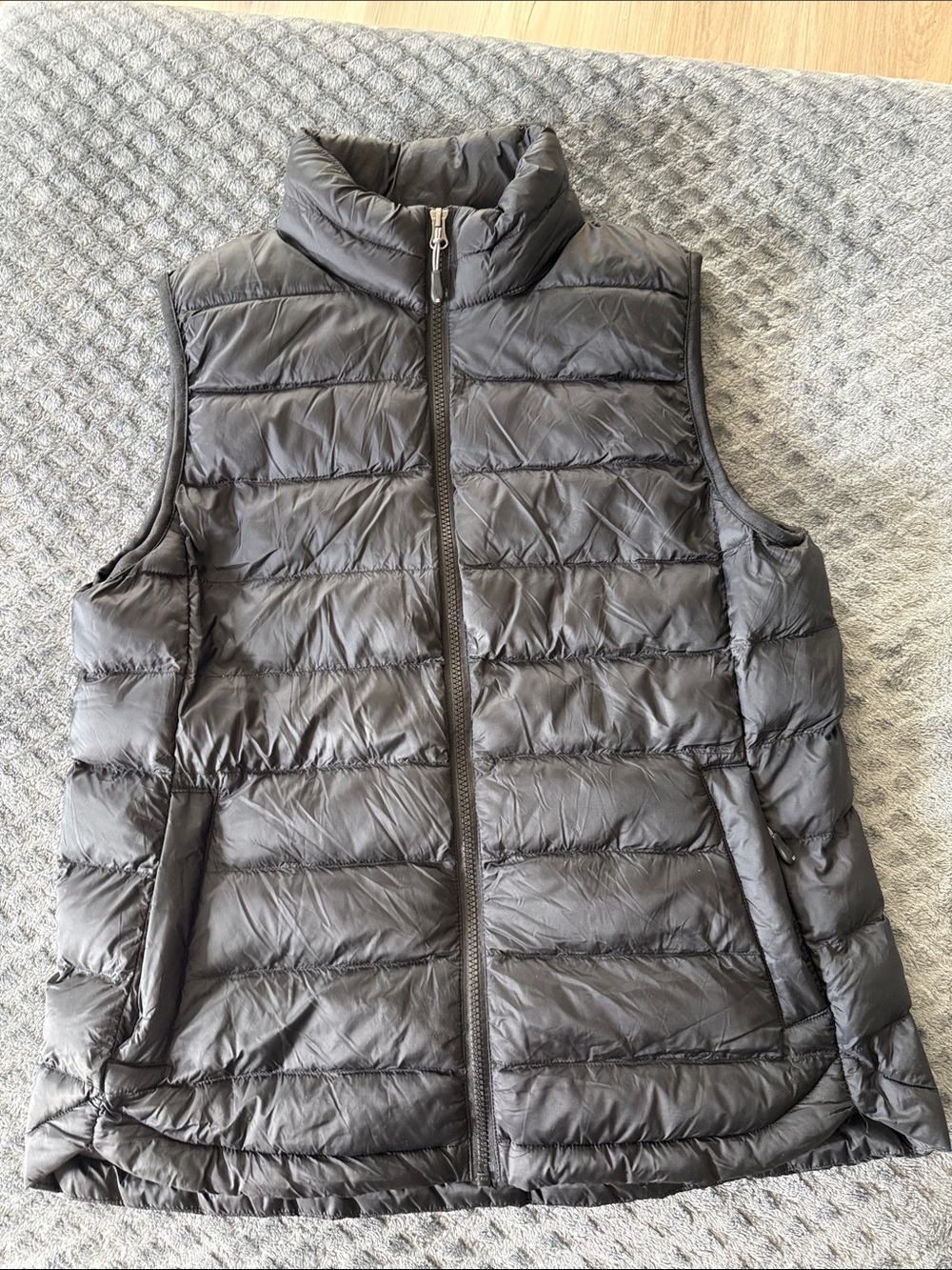 32 Degrees Quilted Puffer Vest in Gray